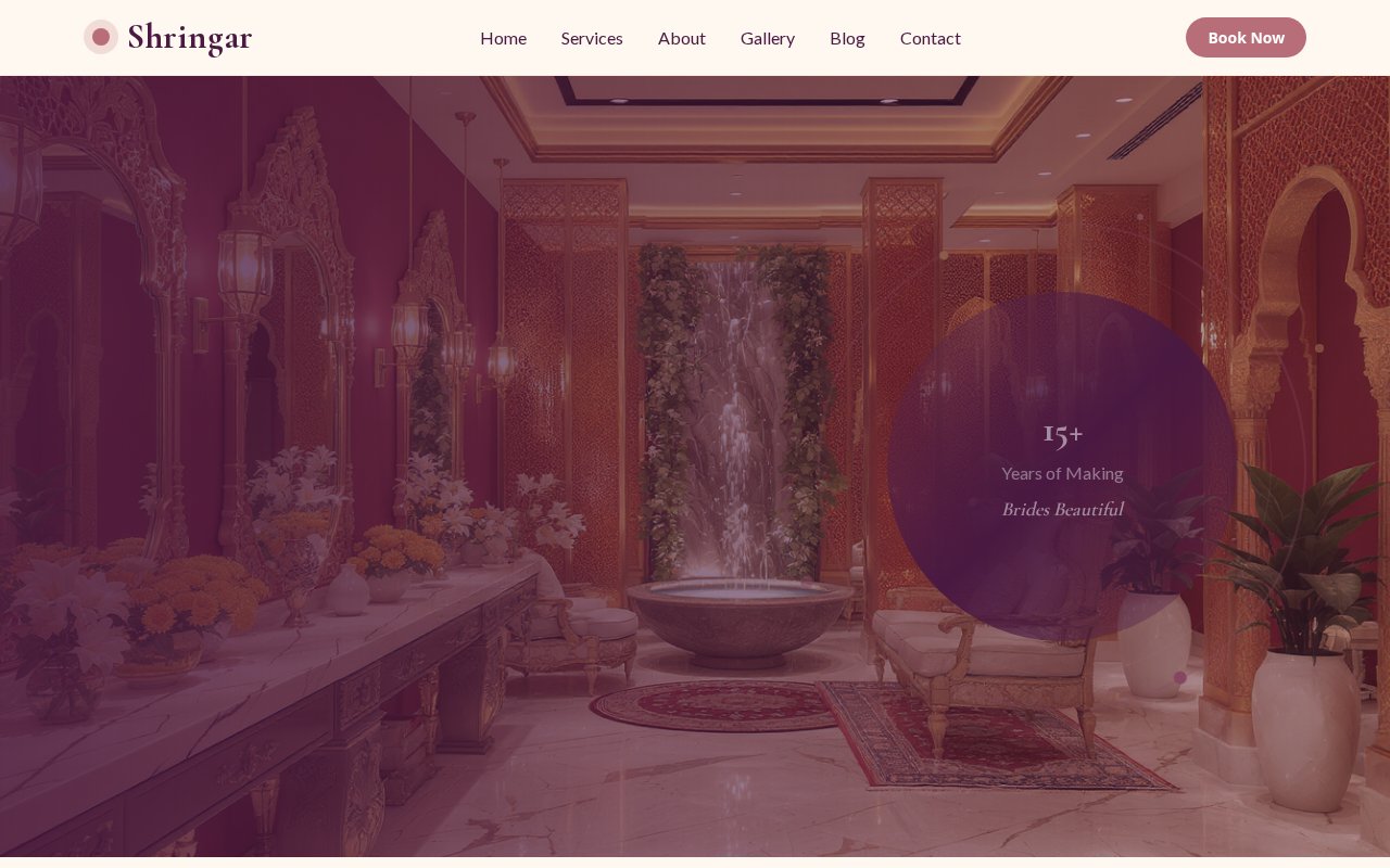 Shringar Beauty — Luxurious Indian beauty salon and ayurvedic spa